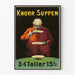 Vintage-Werbeplakat Knorr Suppen zur Wanddekoration
