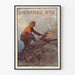 Vintage-Poster Wissen gewinnt - Inspirierende Wanddekoration