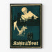 Poster vintage 'Kohle ist Brot' con scheletro industriale