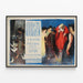 Theaterposter Kopciuszek – Vintage-Wanddekoration Märchen Fantastisch — gerahmtes Bild an der Wand