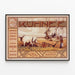 Retro Poster Kuhnee Traditional Hungarian Agriculture — framed artwork on a wall