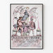 Vintage-Poster Kulturens Geschichte - Klassische Wanddekoration