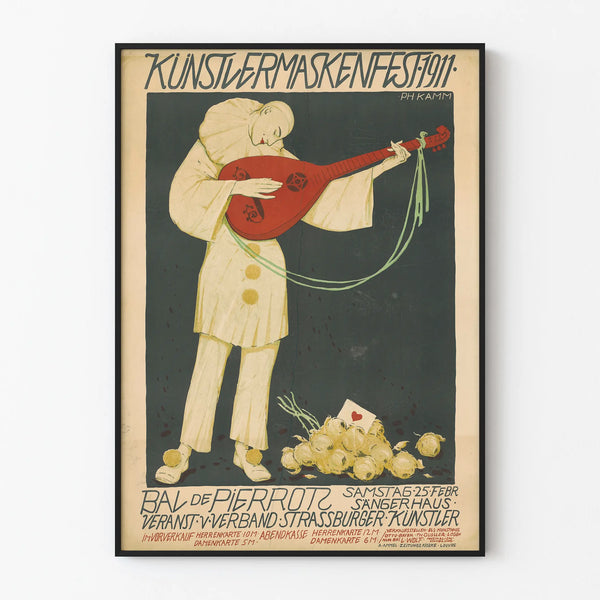 Poster Ballo dei Pierrots 1911
