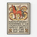 Vintage-Poster Ausstellung Kunstnerforbundet mit Engel und Pferd