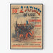 Vintage-Militärposter Der Ostarmee Kampagne 1870-71