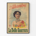 Vintage-Poster La Belle Guerrero Alhambra zur Wanddekoration