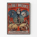 Poster Vintage La Bibbia Divertente - Illustrazione di Léo Taxil e Frid'Rick