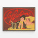 Vintage-Poster La Bohème am Zoo — gerahmtes Bild an der Wand