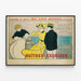 Vintage-Poster Exquisite Austern La Caisse Simon — gerahmtes Bild an der Wand