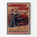 Poster vintage La Demoiselle du Château di Xavier de Montepin
