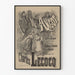 Altes Poster La Fille de Mme Angot - Vintage Wanddekoration