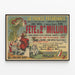 Vintage poster La France Prévoyante celebrating the 2nd million 1891 — framed artwork on a wall