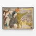 Plakat La Fronde - Vintage-Frauenwanddekoration — gerahmtes Bild an der Wand