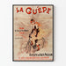 Vintage-Poster Die Wespe - Wanddekoration Alter Fahrrad