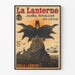 Poster Vintage La Lanterne Journal Républicain Anti-clericale