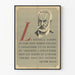 Vintage Poster Quote Victor Hugo Europe New