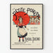 Vintage-Poster La Petite Poucette - Musikalische Wanddekoration