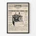 Vintage-Poster für elektrischen Musikautomaten J. Bodson