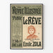Vintage Poster The Illustrated Review - Émile Zola's Dream