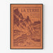 Poster Vintage La Terre - Geologia Pittoresca di Auguste Robin