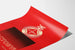 Vintage-Poster Lactobyl - Retro-Wanddekoration in Rot und Schwarz