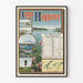 Vintage poster of Lake Maggiore 1889 - Schedules and landscapes
