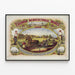 Vintage-Poster Lagonda Landwirtschaftliche Werke - Klassische Landwirtschaftsdekoration — gerahmtes Bild an der Wand