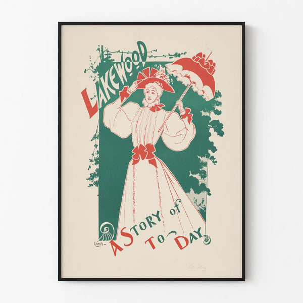 Poster vintage Lakewood A Story of To-Day