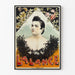 Poster vintage La Lance ritratto di donna elegante