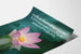 Aufklärungsposter Laos 2010 mit Lotusblumen