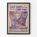 Poster vintage Last Night as I Lay by the Camp Fire