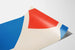 Poster geometrico rosso, blu e bianco - Decorazione murale Artem Legrand