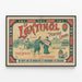 Poster vintage Le Laktinol - Vernice lucida per interni ed esterni — quadro incorniciato alla parete