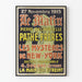 Poster vintage Le Matin - I misteri di New York 1915
