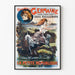 Poster vintage Il segreto di Germaine di Louis Boussenard