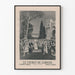 Vintage-Poster Der Tribut von Zamora - Theatralische Wanddekoration
