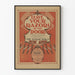 Poster musicale vintage Leave Your Razors at the Door