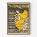 Vintage-Poster Legenden des Rheins – Illustration Jugendstil