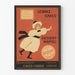 Vintage-Poster Leibniz Cakes Dessert Waffel Wanddekoration
