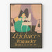 Vintage-Poster Leichners Fett & Puder - Retro-Wanddekoration