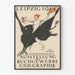 Poster vintage Lipsia 1914 - Esposizione Internazionale di Grafica e Libro