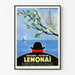 Vintage medical poster Lemonai for hypertension