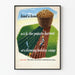 Vintage-Poster Kartoffelernte auf dem Bauernhoflager