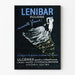 Poster pubblicitario vintage Lenibar Polvere cura gastrica