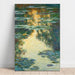 Riproduzione del dipinto le Ninfee (1907) di Claude Monet