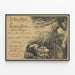 Vintage poster for the José Villegas exhibition at the Prado Museum — framed artwork on a wall