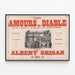 Poster Vintage Le Amori del Diavolo - Partitura Opera-Favola — quadro incorniciato alla parete
