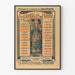 Vintage-Poster Die Hauptstädte der Welt - Wanddekoration Paris Hachette & Cie