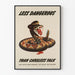 Retro Poster Wall Decoration Less Dangerous Than Careless Talk