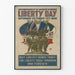 Vintage Liberty Day 1918 - Patriotisches Wanddekoration Poster